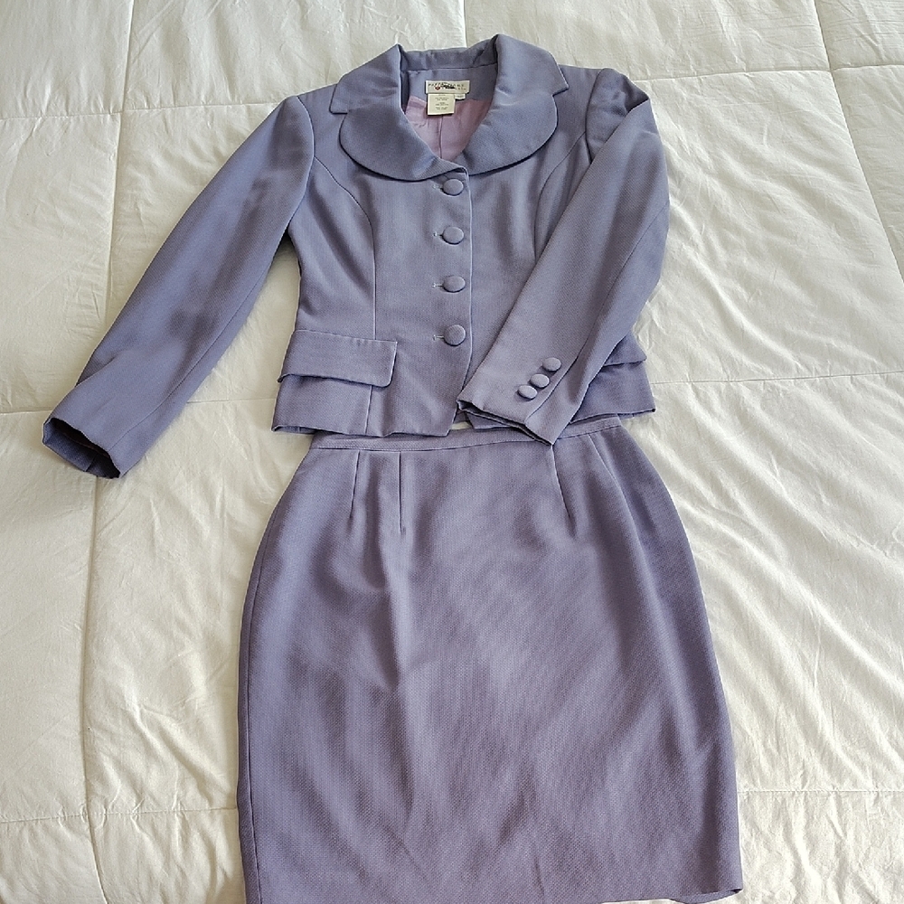 Lavender Skirt Suit Set
